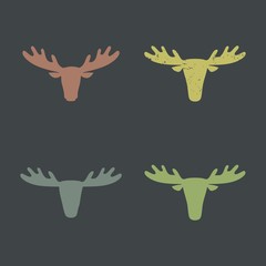 Obraz premium голова лося