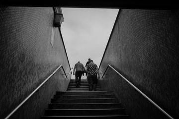 Looking up from the underpass 