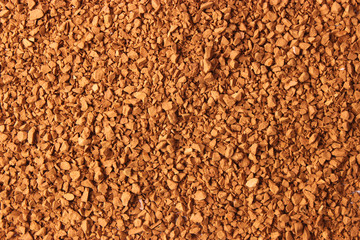 instant coffee closeup background
