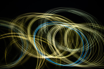 Abstract Lights blurred for graphic and web design.