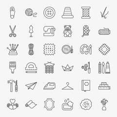 Handmade Line Icons Set