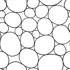 Vector pattern. Stylish structure of natural cells