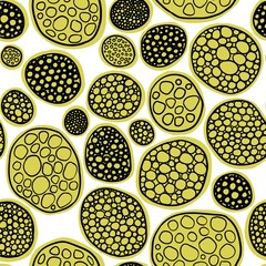 Vector pattern. Stylish structure of natural cells