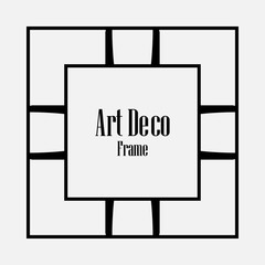 Art Deco border frame