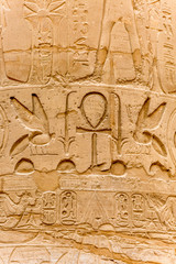 The temple in Karnak