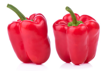 pepper sweet red  isolated on a white background