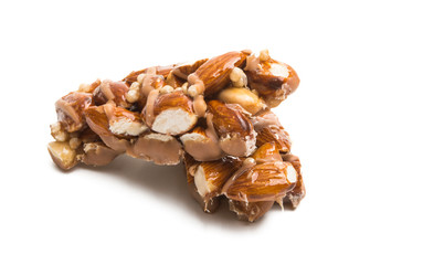 nut bar isolated
