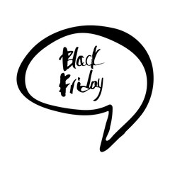 Obraz premium Black Friday vector text with decoration.