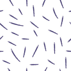 Vector seamless pattern of dry brush lines.