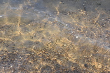 Fototapeta na wymiar sand under water