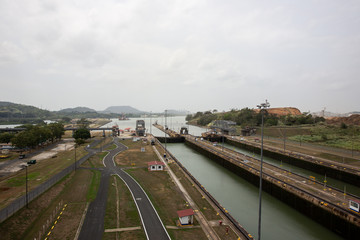 Fototapeta na wymiar Panamakanal