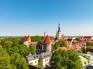 Obraz premium panoramic view of Tallinn