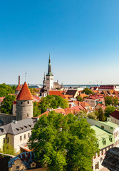 Obraz premium panoramic view of Tallinn