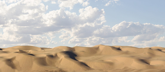 Dramatic Open Sand Dunes