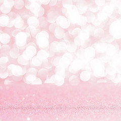 pink bokeh lights abstract background