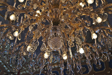 chandelier in the apartment