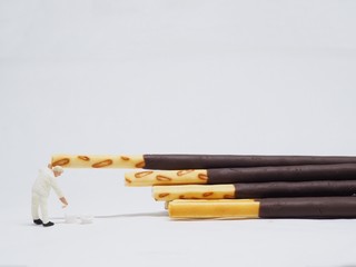 cigarette on white
