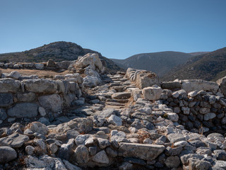 Ancient remains of Dorian city-state at Lato, NE Crete © fotogenix