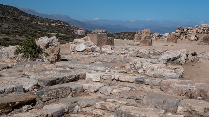 Ancient remains of Dorian city-state at Lato, NE Crete © fotogenix