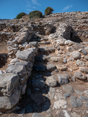 Ancient remains of Dorian city-state at Lato, NE Crete © fotogenix