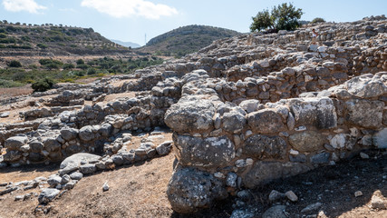 Ancient remains of Dorian city-state at Lato, NE Crete © fotogenix