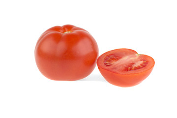 tomatoes isolated on white background