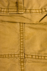 clothing items washed cotton fabric texture with seams