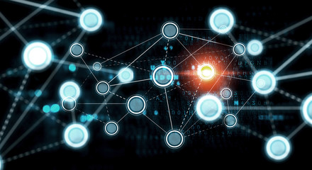 Social communication and networking. Mixed media