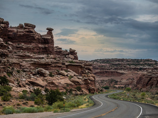 Late evening at Island in the Sky in Canyonlands National Park