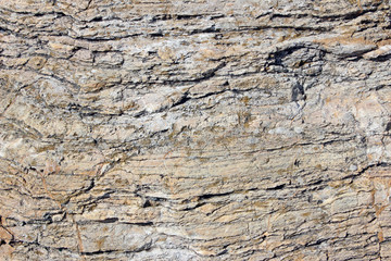 Sedimentary rock texture strata lines background horizontal