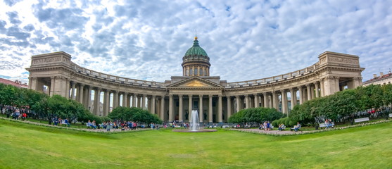 Obraz premium Kazan (Kazansky) Cathedral on Nevsky prospect, St. Petersburg, Russia
