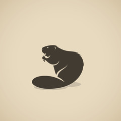 Beaver animal - obrazy, fototapety, plakaty