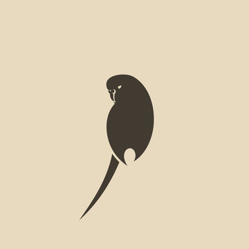 Budgie icon - budgerigar, parakeet