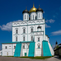 The City Of Pskov. The Pskov Kremlin, the Trinity Cathedral