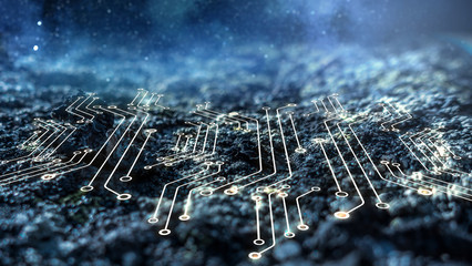 Micro technology background