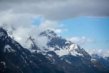 Fototapeta na wymiar Schilthorn mountain landscape and scenic view