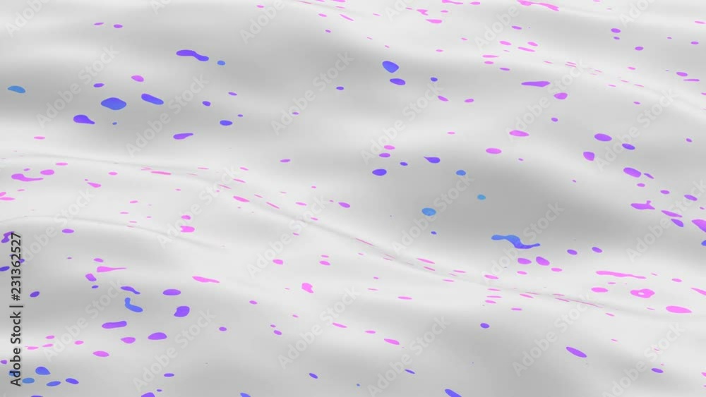 Poster abstract 3d rendering of seamless looped smooth surface animation with waves. modern background desi