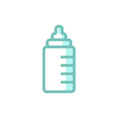 baby bottle icon vector