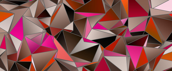 Obraz premium Triangular 3d, modern background
