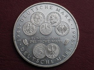 Gedenkmünze - 10 DM - 50 Jahre Deutsche Mark
