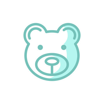 teddy bear icon vector