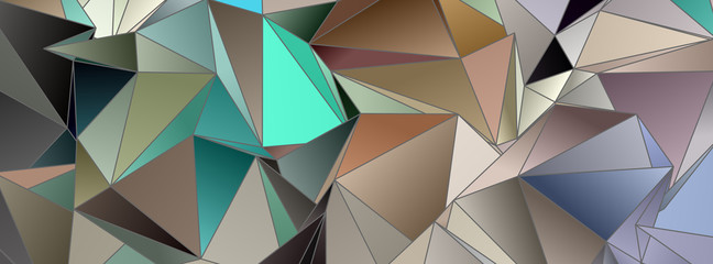 Obraz premium Triangular 3d, modern background