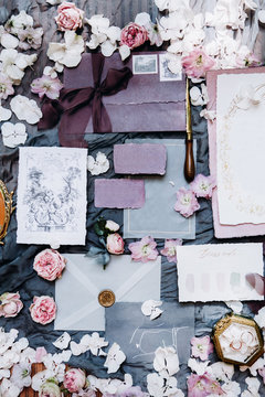 Wedding calligraphy and poligraphy
