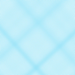 Guilloche. Curve line, square, wave, square. Abstract background of blue color.