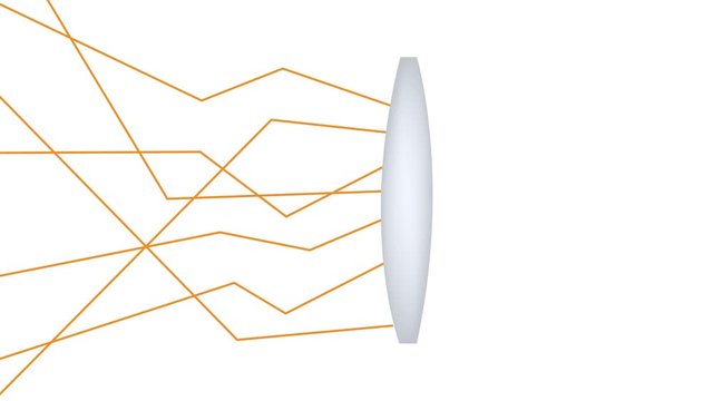 polarized lens reflect harmful light graphic animation / slow version