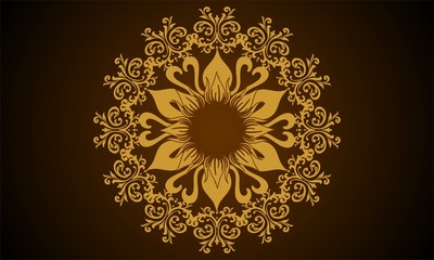 set of floral elements