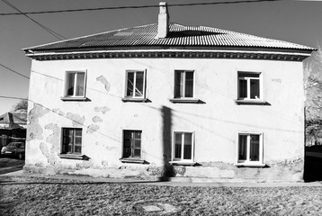 old abandoned building