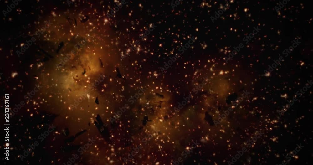 Poster realistic explosion and blasts with luma channel. visual effects element.