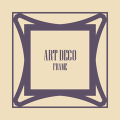 Art Deco Border Frame