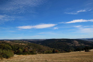 Fototapeta na wymiar Plateau de l'Aubrac